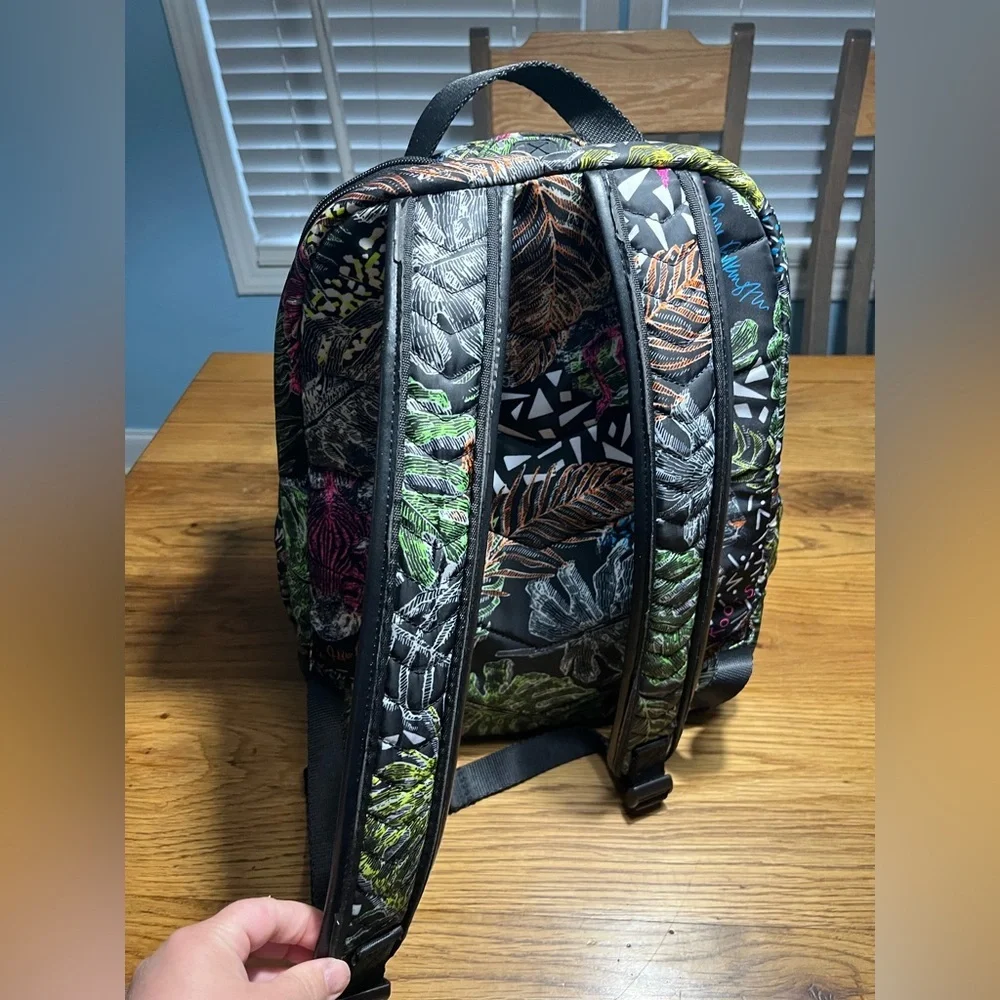 Sakroots Artist Circle Laptop Backpack | Black Wildlife | Fits 15” Laptop